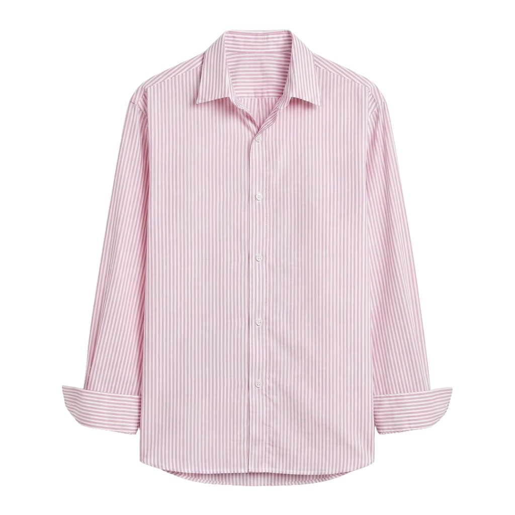 Aarambh Cotton Striped Shirt - Men's Summer Shirt Front View | Rarree Dastak SS26