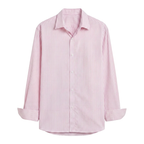 Aarambh Cotton Striped Shirt - Men's Summer Shirt Front View | Rarree Dastak SS26