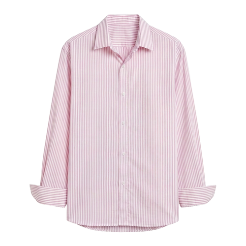 Aarambh Cotton Striped Shirt - Men's Summer Shirt Front View | Rarree Dastak SS26