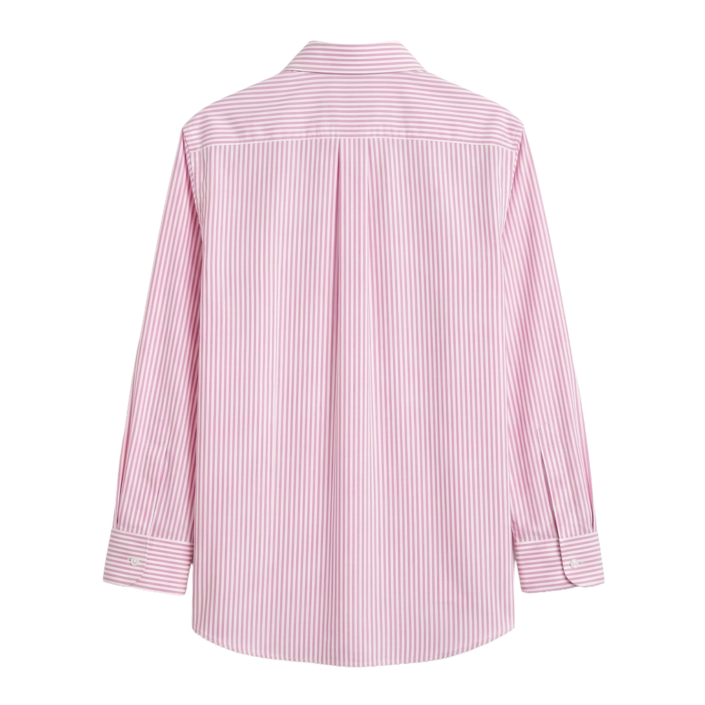 Aarambh Cotton Striped Shirt - Back View Yarn-Dyed Cotton | Rarree
