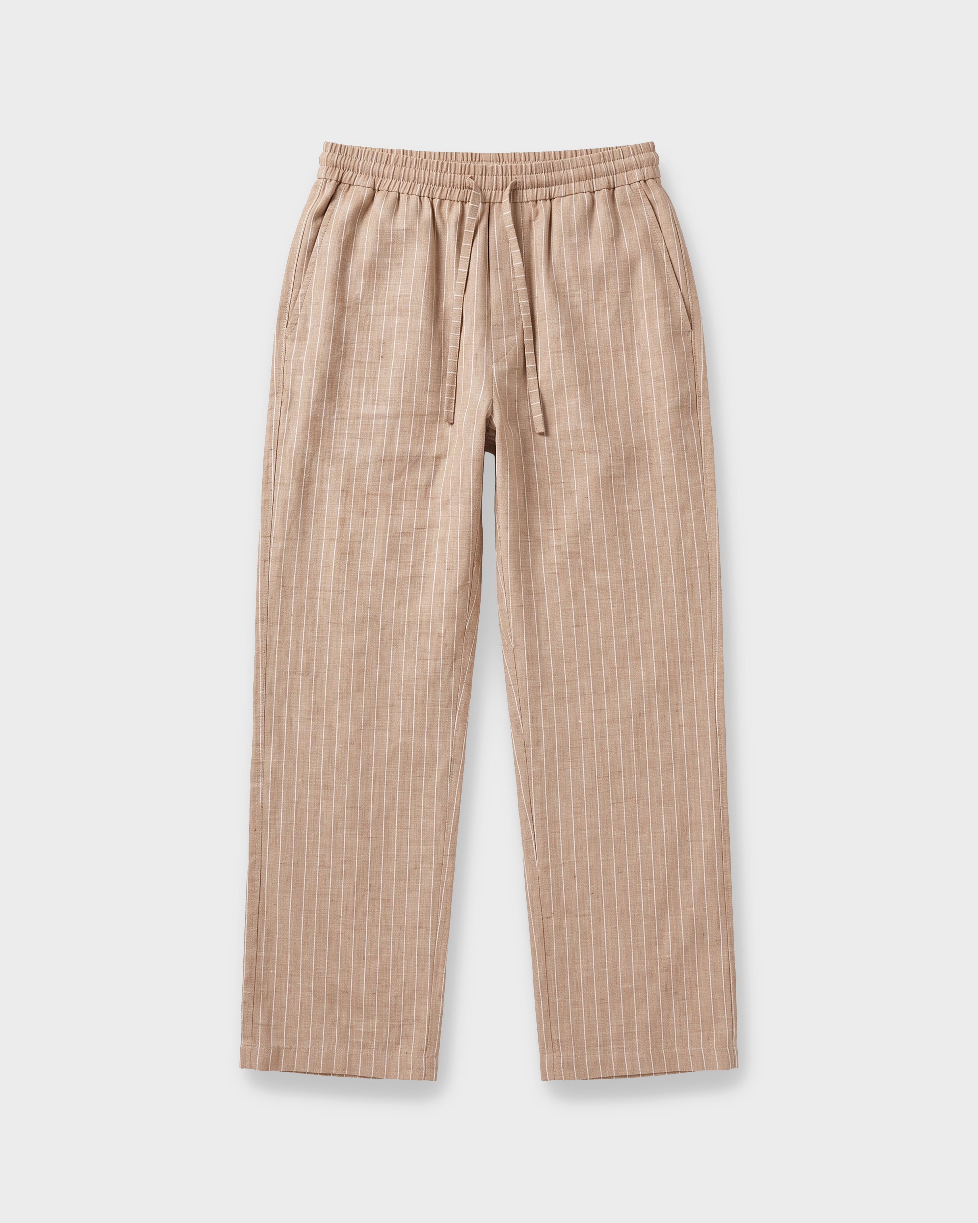 Māti Pant – Pinstripe Cotton Linen