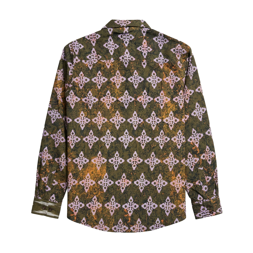 Nirvaan Overshirt - Back View Premium Cotton Relaxed Fit | Rarree Dastak SS26