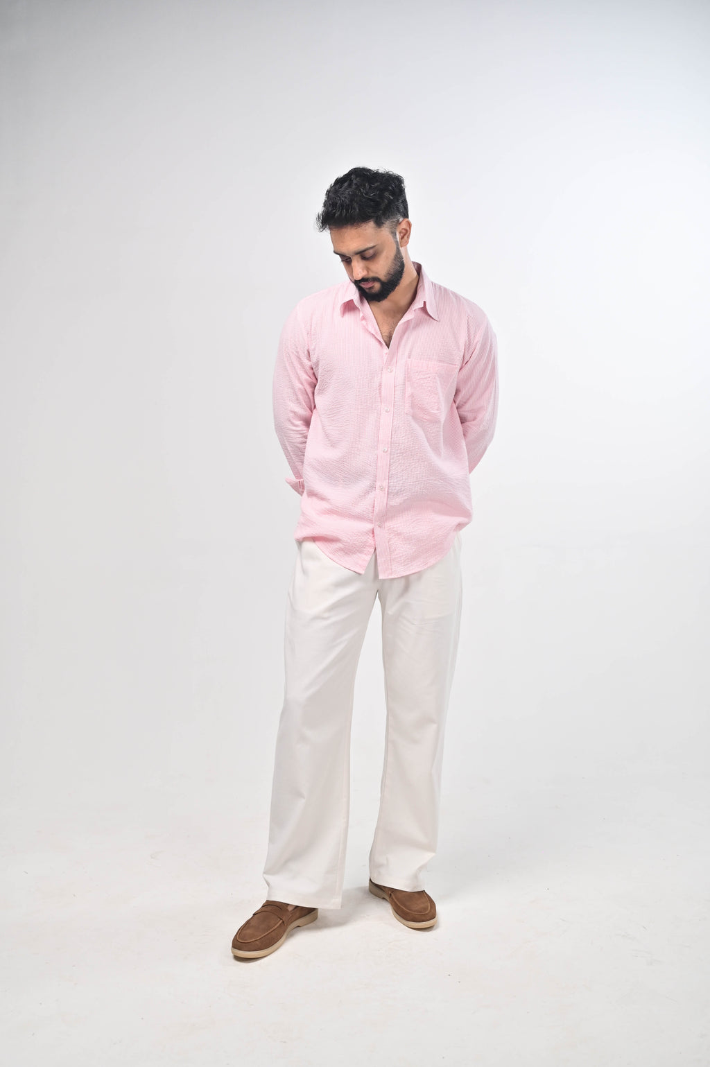 Aarambh Cotton Striped Shirt - Summer Shirt (Unisex)