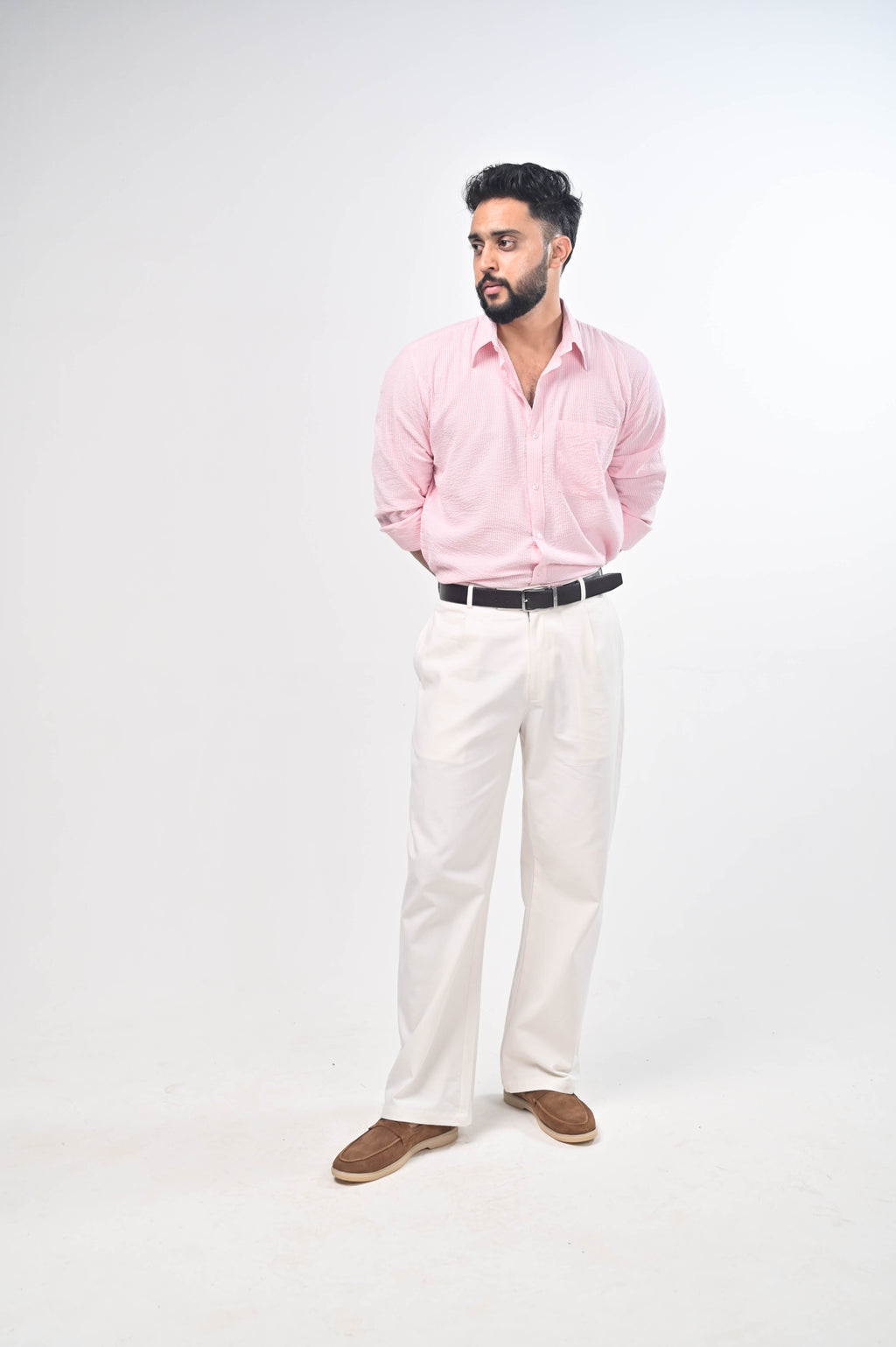 Aarambh Cotton Striped Shirt - Summer Shirt (Unisex)