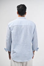 Vayu Cotton Striped Shirt - Summer Shirt (Unisex)