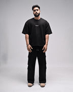 Imperfect Oversized T-Shirt Black - Rarree