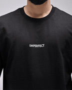 Imperfect Oversized T-Shirt Black - Rarree
