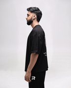Imperfect Oversized T-Shirt Black - Rarree
