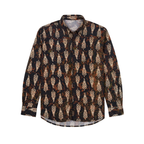 Aveer Shirt - Men's Semi-Modal Silk Shirt Front View | Rarree Dastak SS26