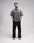 Rarreest Oversized Acid Wash T-Shirt - Rarree